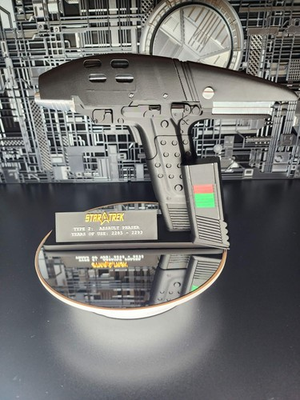 #ad Star Trek V and VI Type 2 Assault Phaser Working Trigger and Removeable Clip $55.00