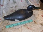 ANTIQUE BLACK DUCK ?  DECOY- 1920-30'S ERA?- MASON FACTORY? HAND PAINTED- AS IS — photo 8