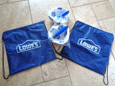 Lot de 2 escarpins et sacs à cordon neufs Lowes My Rewards enfants jeunes ballons de football