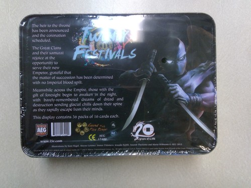 Legend of the Five Rings Card Game Twenty Festivals Booster Box Tin Sealed - Picture 8 of 8