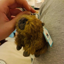 Jellycat Clyde Capybara Bag Charm Plush Keychain Cute Collectible - NWT 2026