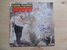 Captain Sensible The Damned Autogramm signed 12" Maxi-Cover "Wot!" Vinyl LP