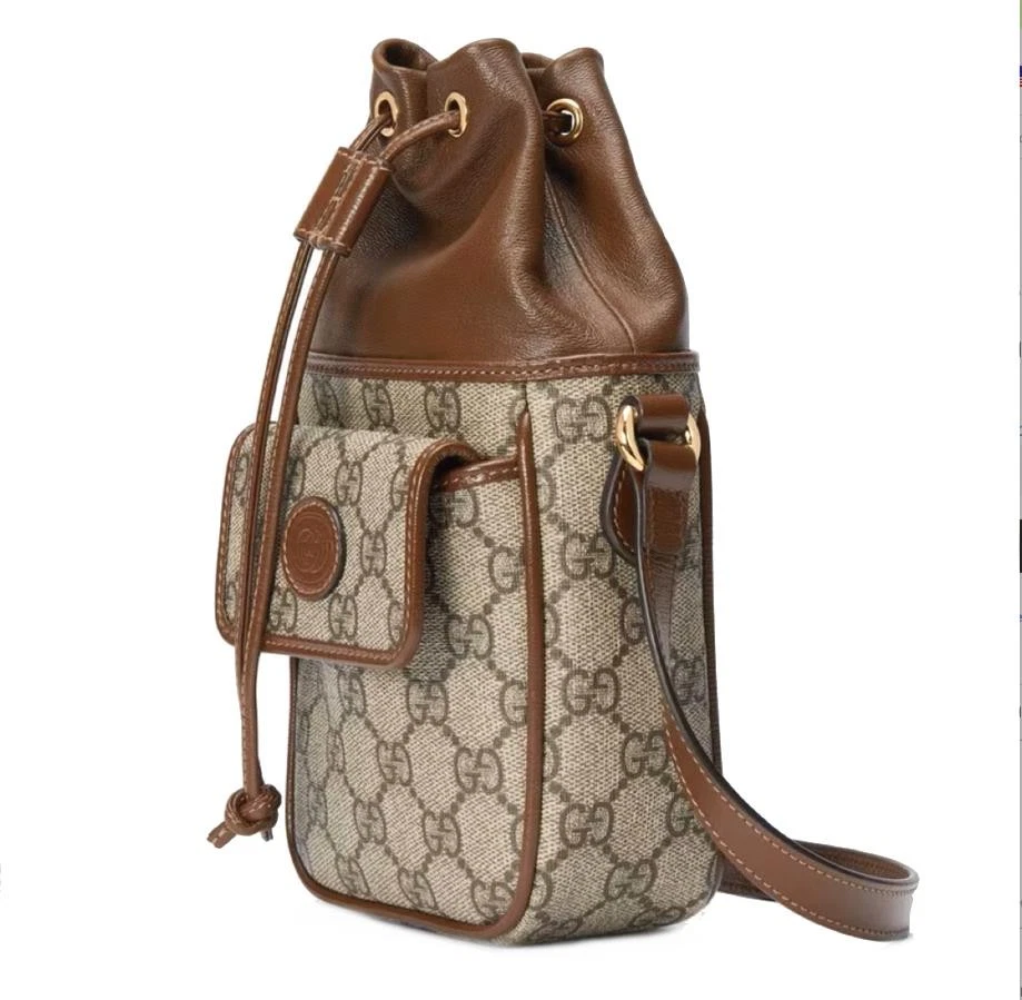 NUEVO BOLSO BANDOLERA GUCCI PEQUEÑO GG GUCCISSIMA CUERO MARRÓN BOLSO DE HOMBRO Foto 2 de 4