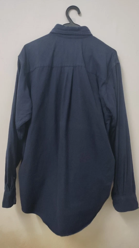Carhartt Formal Shirt – Rare Navy Blue (Size L) - Image 2 of 4