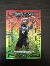 2022-23 Panini Obsidian Basketball Bennedict Mathurin Red/Yellow/Green RC 64/75