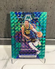 Jonathan Kuminga Green Mosaic Prizm 2022-23 Warriors
