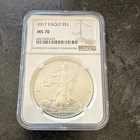 U.S. Mint 2017 American Silver Eagle $1 1 oz .999 Silver NGC MS70 4521543-415