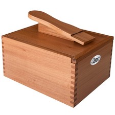 FOOTMATTERS Shoe Shine Valet Box - Hardwood Boot  Shoe Care Shine Box Only