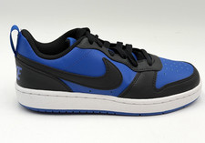NEW NIKE Court Borough Low Recraft SZ 4.5 Youth Big Kids Game Royal Black White