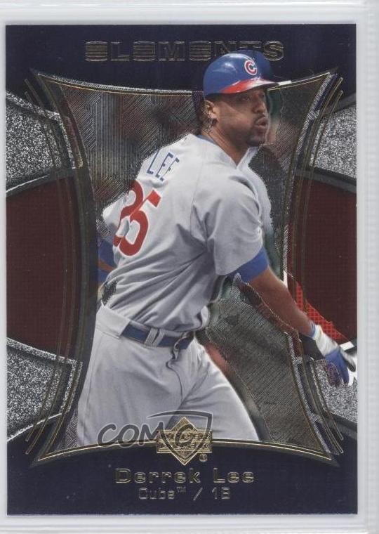2007 Upper Deck Elements Derrek Lee #49 0a1
