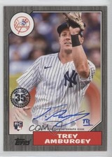 2022 Series 2 1987 Topps Baseball Black /199 Trey Amburgey #87BA-TAA Auto 1l48