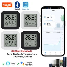 Capteur d'humidité de température intelligent Tuya APP Mini LCD Diaplay Bluetooth-Compatible