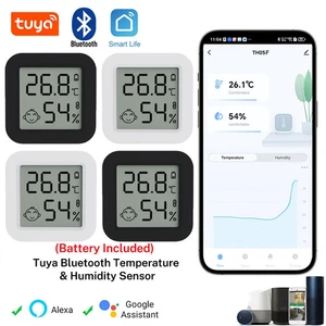 Tuya Smart Temperature Humidity Sensor APP Mini LCD Diaplay Bluetooth-Compatible
