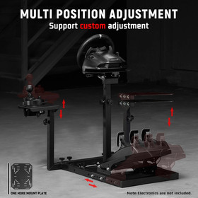 Dardoo  Flight & Racing Simulator Stand Adjustable Fits Thrustmaster Logitech