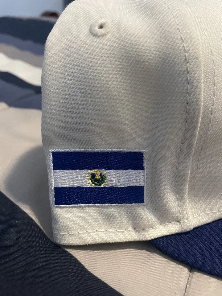 Los Angeles Dodgers New Era 59Fifty El Salvador Fitted Hat Size 7 1/8 - Image 2 of 4