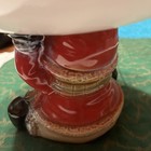 Ceramic SNOWMAN SNOWFLAKE Pedestal Serving Plate Candy Dish 6.5"H x 6" x 8" — photo 4