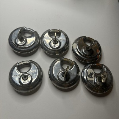 Master Lock Disc Padlock - No. 40 X 6-5 Have keys
