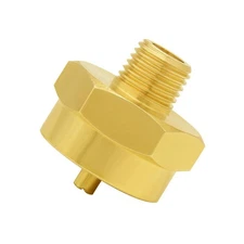 1LB Propane Gas Bottle Refill Adapter 1/4 Male NPT Thread X 1-20 Female Throwa