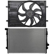 Electric Engine Radiator Cooling Fan Kit For 2015-2020 Audi A3 2015-2019 Vw Golf