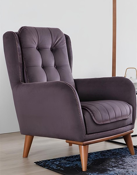 Chesterfield Sessel Relax Club Sofa Einsitzer Couch Polster MöBel Braun-image