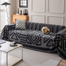 VanderHOME Copridivano in ciniglia, Foulard divano,Coperta Decorativa