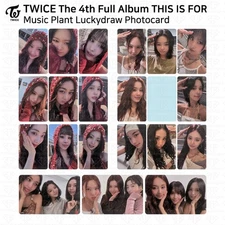 TWICE 4th Full Album THIS IS FOR Musicplant Luckydraw Event Photocard KPOP K-POP