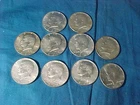 10-US Coins KENNEDY HALF DOLLARS 1967