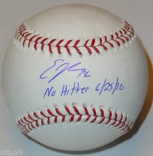 EDWIN JACKSON SIGNED ARIZONA DIAMONDBACKS NO HITTER 2010 RAYS NATS CUBS SOX AUTO