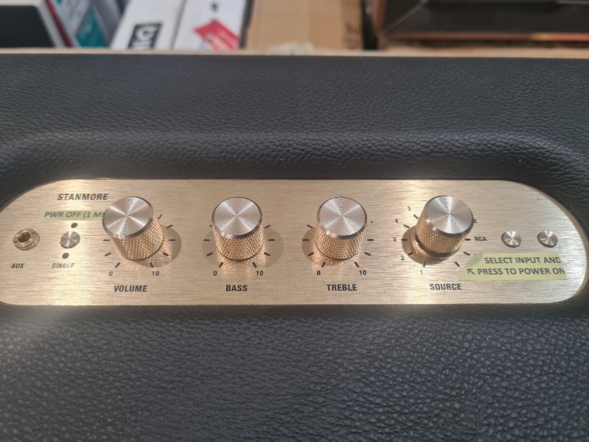 [極美品]Marshall STANMOREⅢ Marshall Stanmore III Bluetooth Home Speaker with Bass