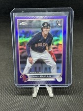 2022 Topps Chrome Update Jarren Duran Purple Refractor RC Rookie Debut #USC70