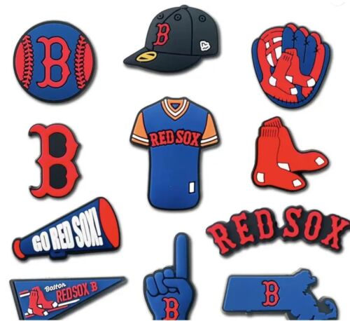 Boston Red Sox 11 Piece Bundle Shoe Charms - Picture 3 of 3