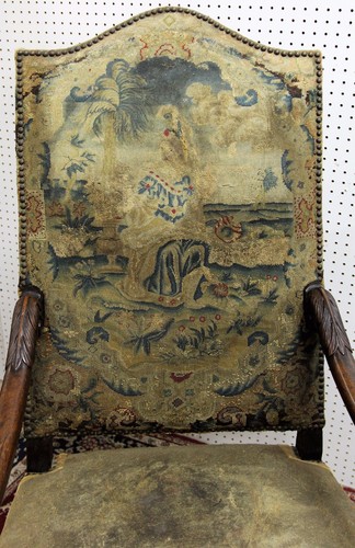 Antique French Napoleon First Open Fauteuil Arm Chair Claw Feet Circa 1810 - Picture 7 of 12