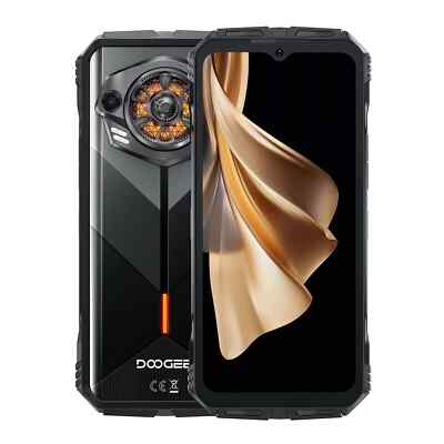 DOOGEE S Punk Rugged Smartphone LED Effect 16GB+256GB 50MP AI Cam 6.58'' 10800mAh