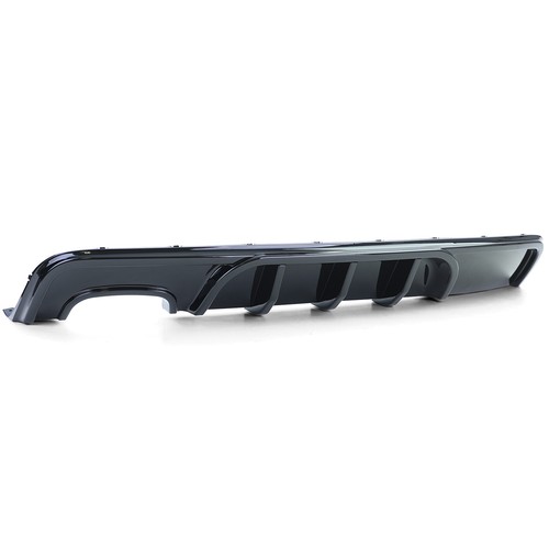 Heckdiffusor Diffusor SCHWARZ GLANZ für BMW 1er E82 E88 2007-2013 mit M-Paket - Bild 2 von 3