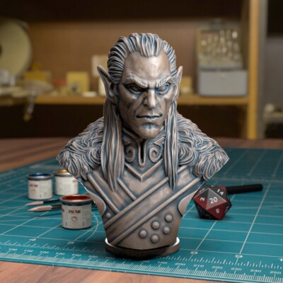 Rahadin Bust - Resin Miniature | Tabletop Games