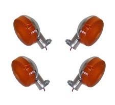 Indicators Complete Set of 4 Front & Rear For Honda CB 750 K (SOHC) 1978