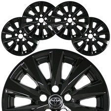 4 Fit Toyota Camry Le 2018-2020 Black 17 Wheel Skins Full Rim Covers Hub Caps 4 Fit Toyota Camry Le 2018-2020 Black 17 Wheel Skins Full Rim Covers Hub Caps