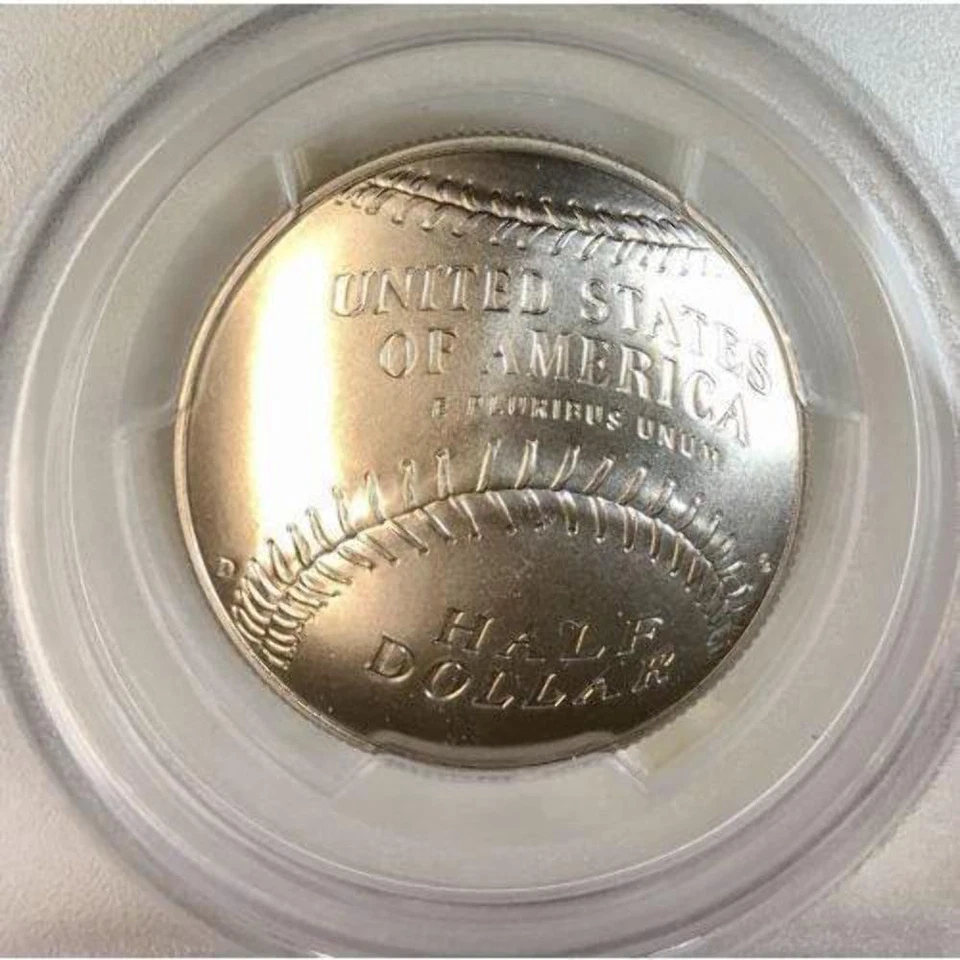 2014 D Baseball Hall of Fame Half Dollar PCGS MS70 ***Rev Tye's*** #625763 - Image 3 of 4