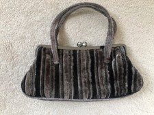East Additions velvet and beaded stripe Small Bag