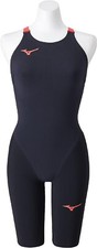 MIZUNO Swimsuit Women GX SONIC 6 NV FINA N2MGA701 Black Red Size S