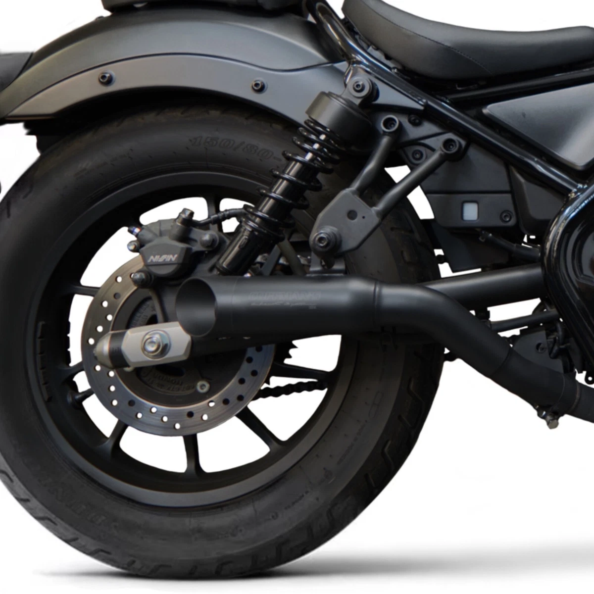 Coffman s Thunder Slip On Exhaust for Honda Rebel 500 Rebel 300