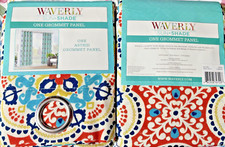 Waverly, Sun n Shade Indoor/Outdoor Grommet 2 Panels Astrid Peachtini 104" x 95"