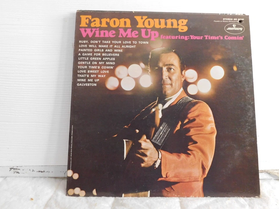 LOT OF 5 FARON YOUNG - VINTAGE COUNTRY 33 RPM LPS Foto 4 de 4