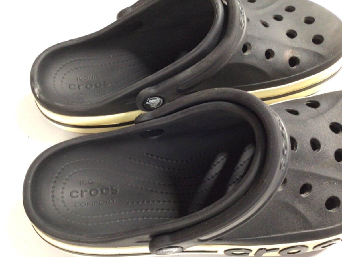 CROCSフロントコートМ7(25cm)ブラック 中古美品 2025年最新