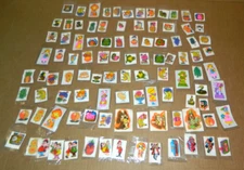 100 NOS RARE TAIWAN VINTAGE 1970S 1980S PUFFY STICKER LOT 1 SCHOOL UNUSED GOOGLY
