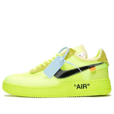 AO4606 700 Nike Air Force 1 Low Off-White Volt