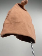 Quincy Mae Organic Cotton Brown Unisex Knotted Hat Size 0-6 Months