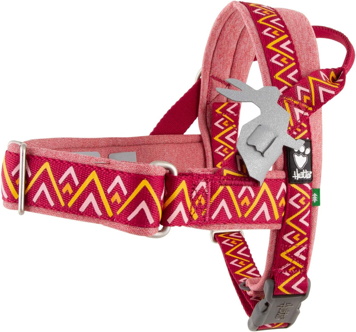 Hurtta Razzle-Dazzle Imbracatura ad H Rossa barbabietola 45,7-55,9 cm