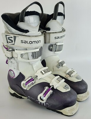 【最終値下げ】【送料無料】SALOMON QUEST ACCESS R70W Used $350 Women's Salomon Quest R70 W Ski Boots Ladies White