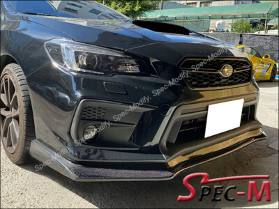 2018+ SUBARU WRX STI CS STYLE CF CARBON FIBER FRONT BUMPER CHIN LIP BODY KIT